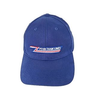 Cap Hat Trucker's Baseball PENN TANK LINES Blue Adjustable Vintage